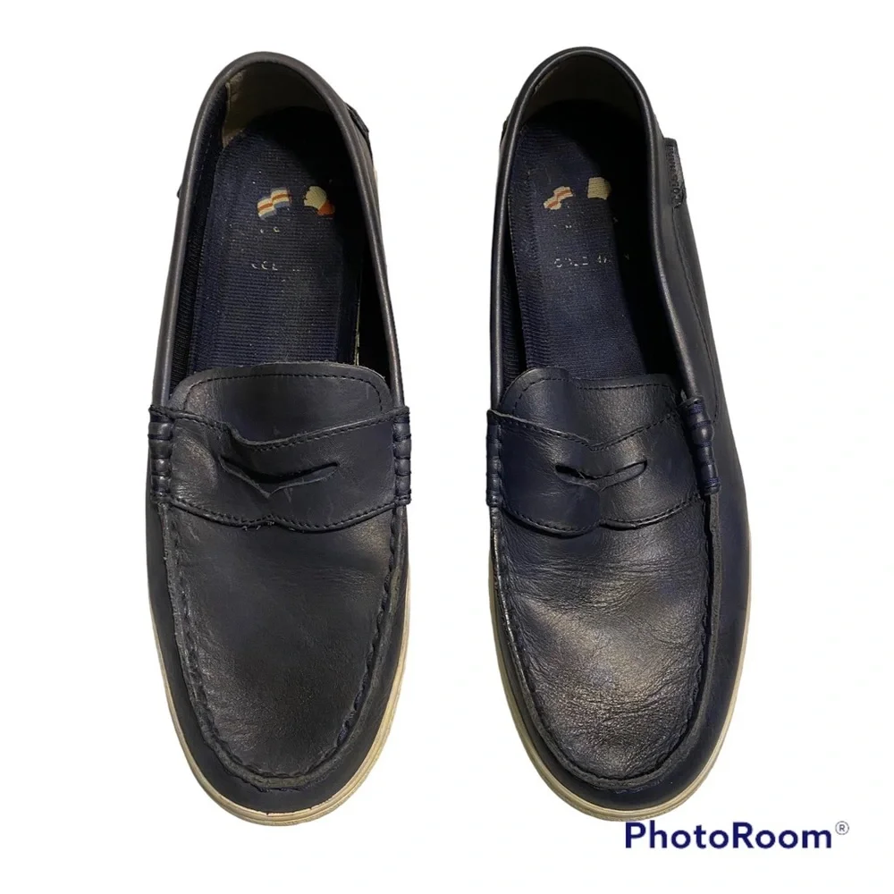 Cole Haan Leather Loafers in Navy. SZ 12 M Worn 2X
